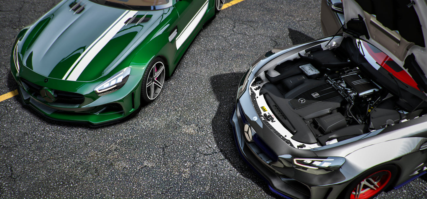 2020 Mercedes AMG GTS Prokop Widebody 2 Pack Carbon Body & Paint Body