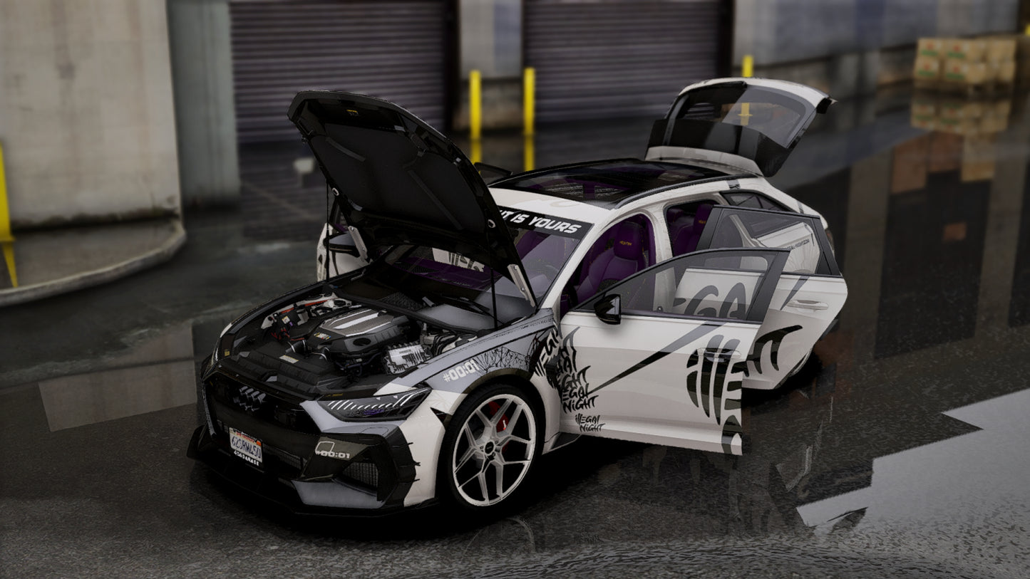 Audi RS6 Keyvany Illegal Night Custom