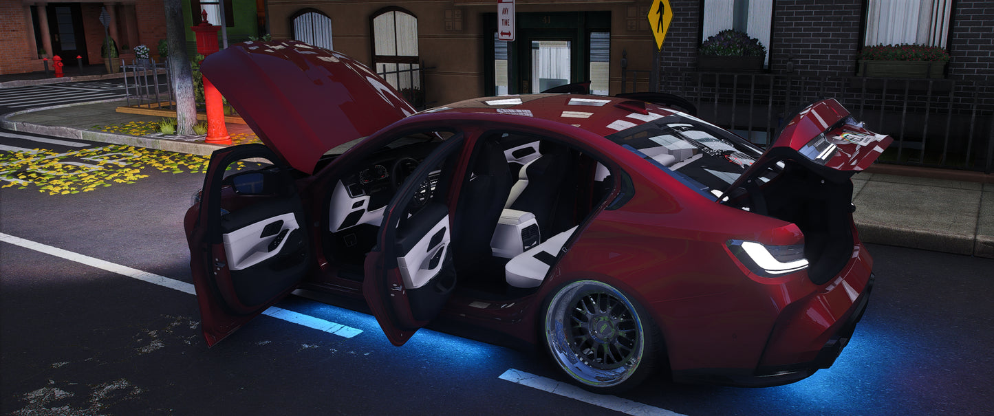 (Debadged) BMW M3 G80 Calm Stanced