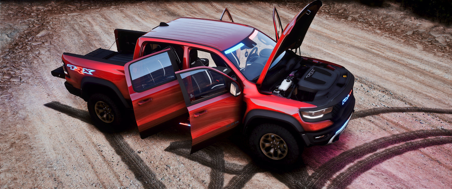 Dodge RAM 1500 TRX 2022 Police Modern Lights