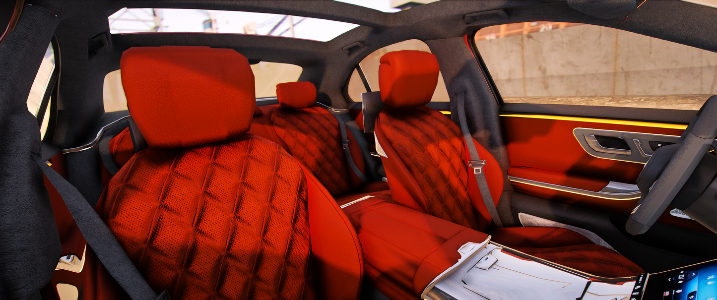 RED Mercedes-AMG S63 E PERFORMANCE MANSORY