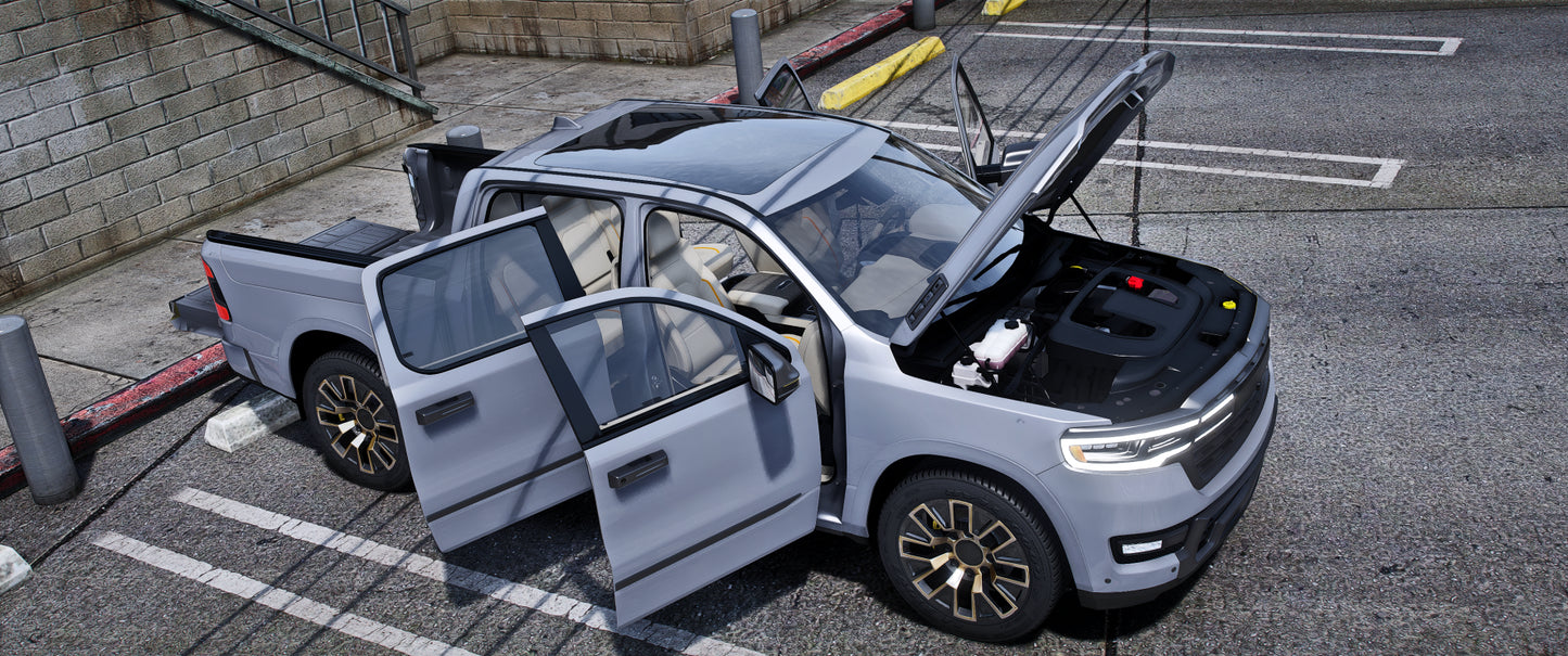 (Debadged + Badged) Dodge Ram Charger 2025