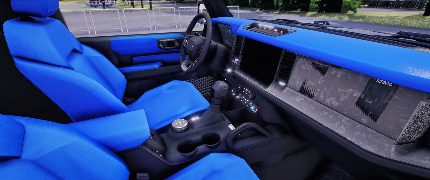 (Debadged) Ford Bronco with Tuning