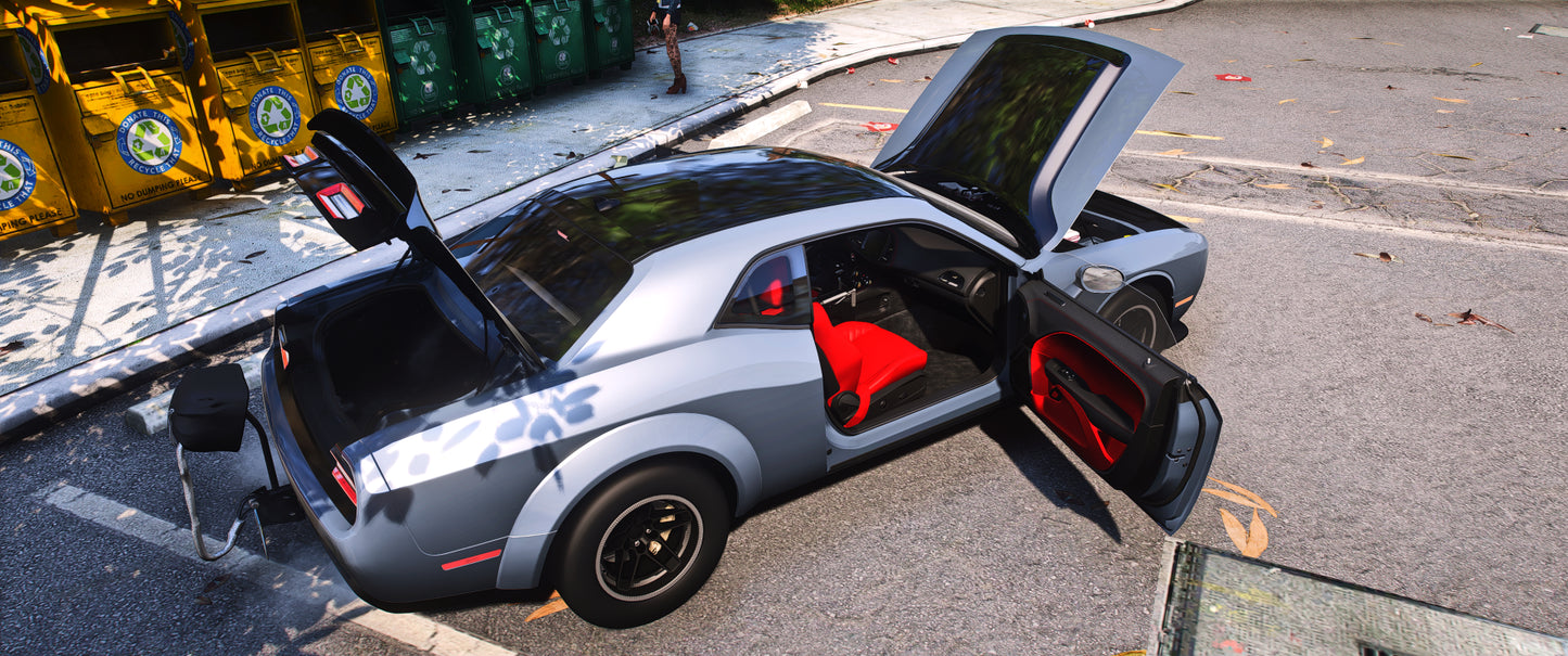 (Debadged + Badged) Dodge Challenger SRT Demon 170 2023