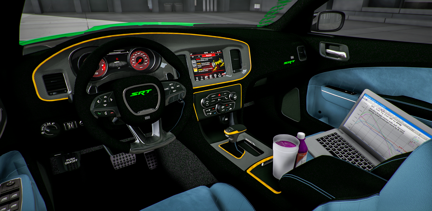 Dodge Charger SRT Hellcat Grinch Cat Livery