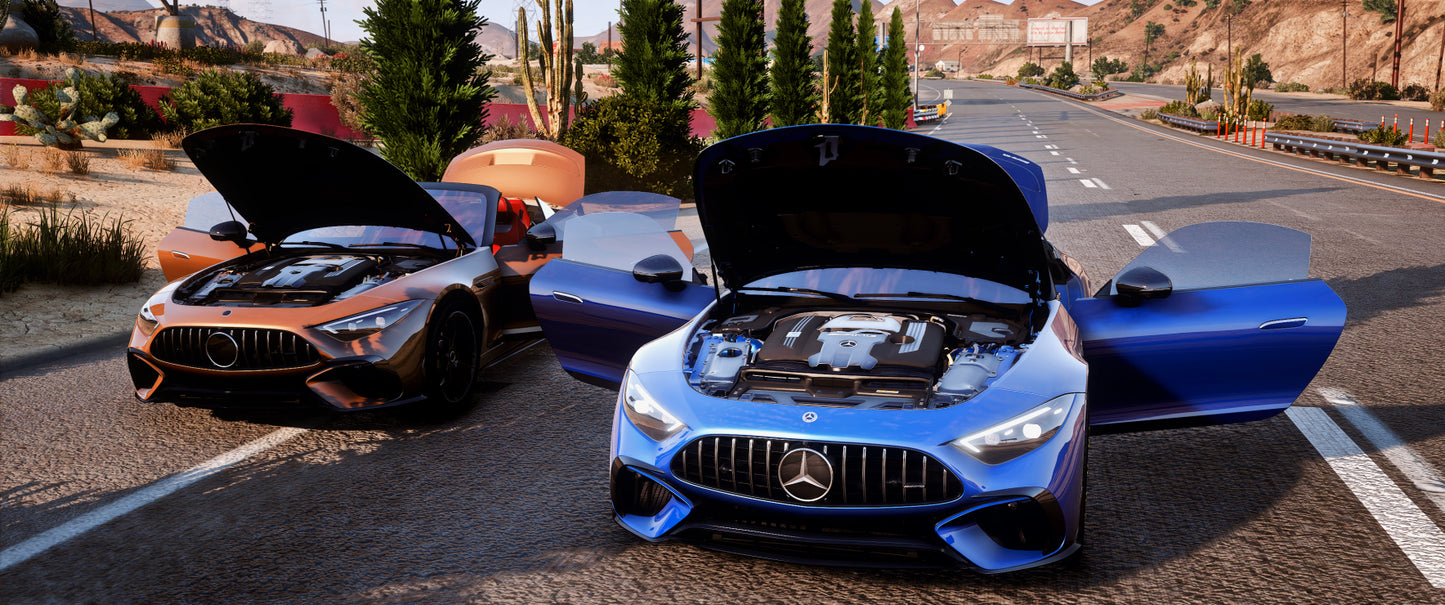 (Debadged + Badged) Mercedes AMG SL 63 2021