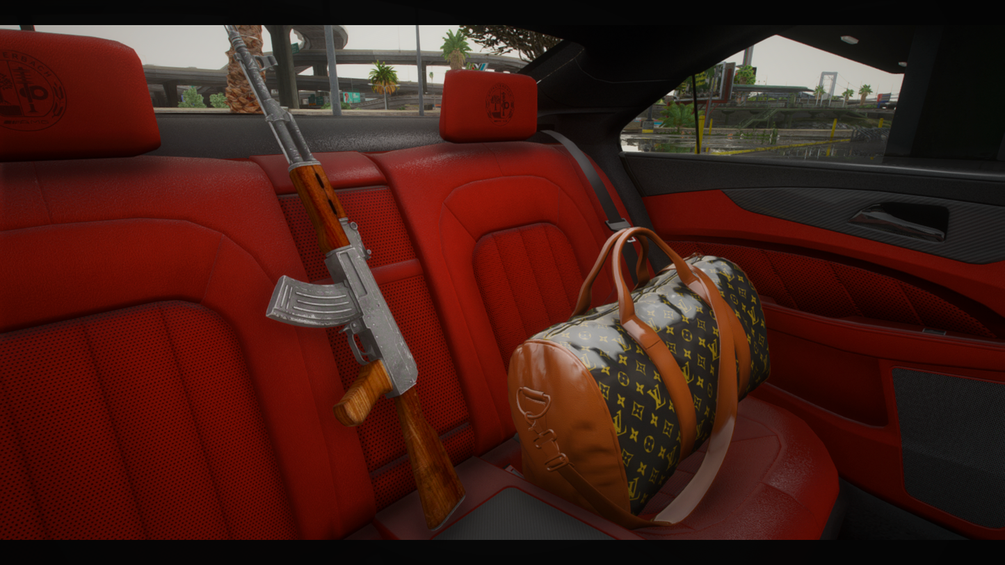 Mercedes Benz CLS63 AMG Mafia (Ice Watch, AK,Money & Drugs)