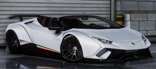 2018 Lamborghini Huracan Performante Roadster Liberty Walk-TWIN TURBO (Animated Roof)