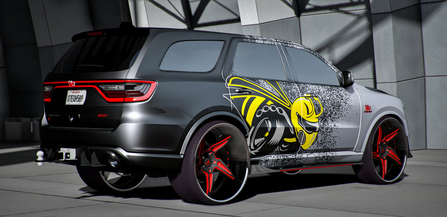 Custom 1320 Scatpack Dodge Durango SRT Hellcat On Forgiatos [Glowing Disc Brakes]