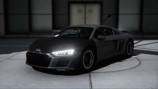 Audi R8 Twin Turbo 2023 (Animated windows)