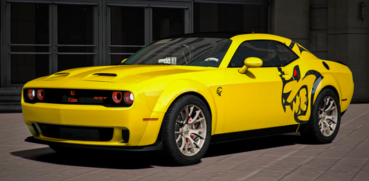 Custom Dodge Charger SRT Hellcat Redeye With Props