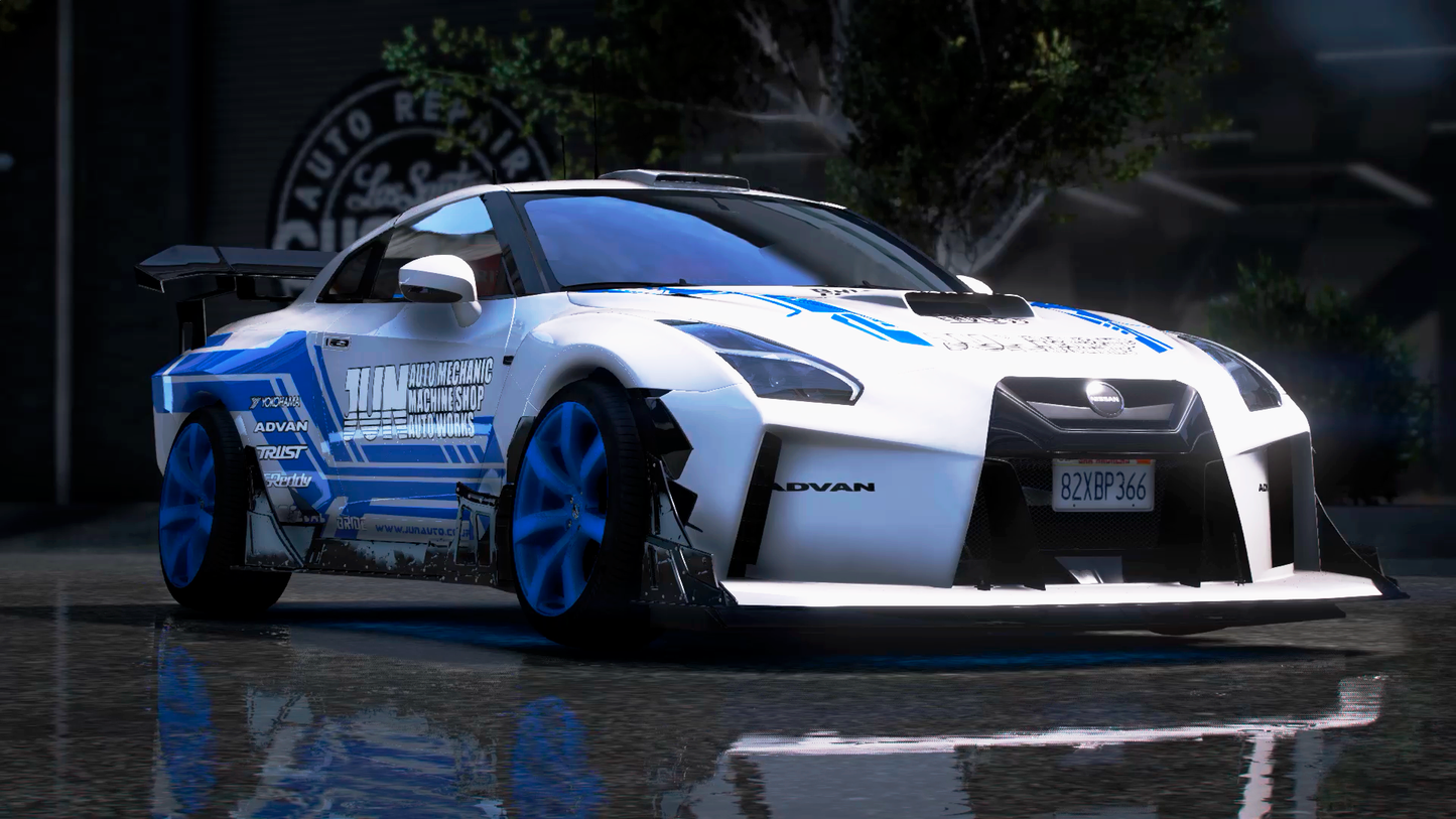 Nissan gtr Transformes Kits [+100 tuning parts + 19 Liveries]