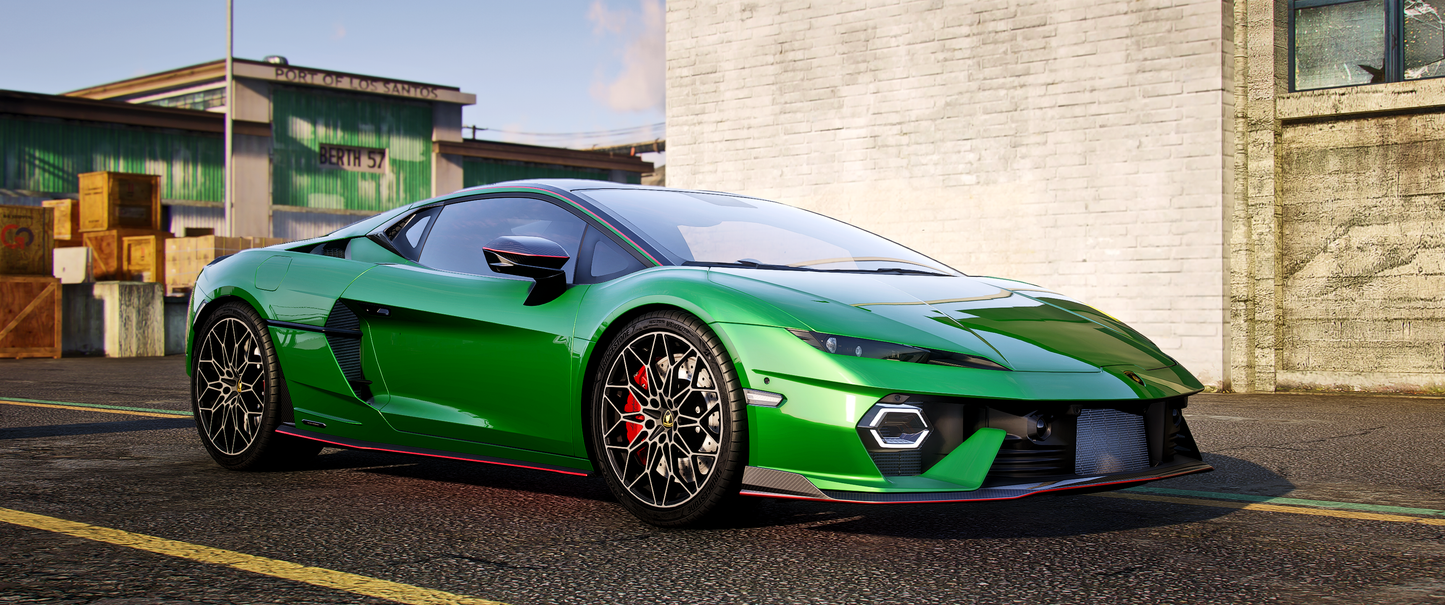 (Debadged + Badged) Lamborghini Temerario 2024