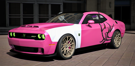 Custom Dodge Challenger SRT Hellcat On Forgiatos