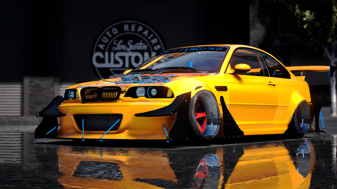 BMW E46 Widebody Stance Custom
