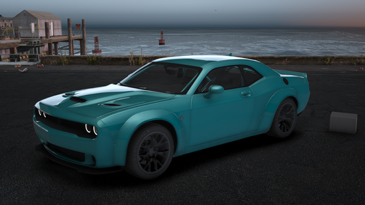 Custom Tuned Slideshow Dodge Challenger SRT Hellcat Widebody With Props