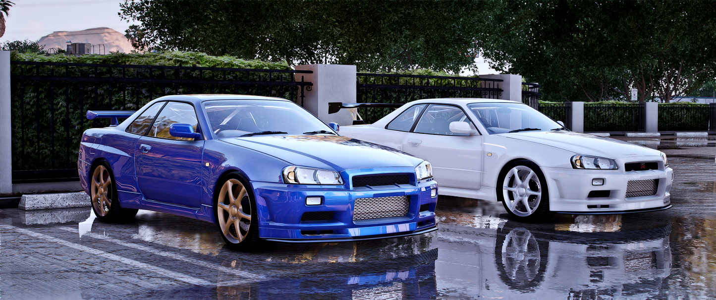 (Debadged/Badged) 2002 Nissan Skyline GT-R