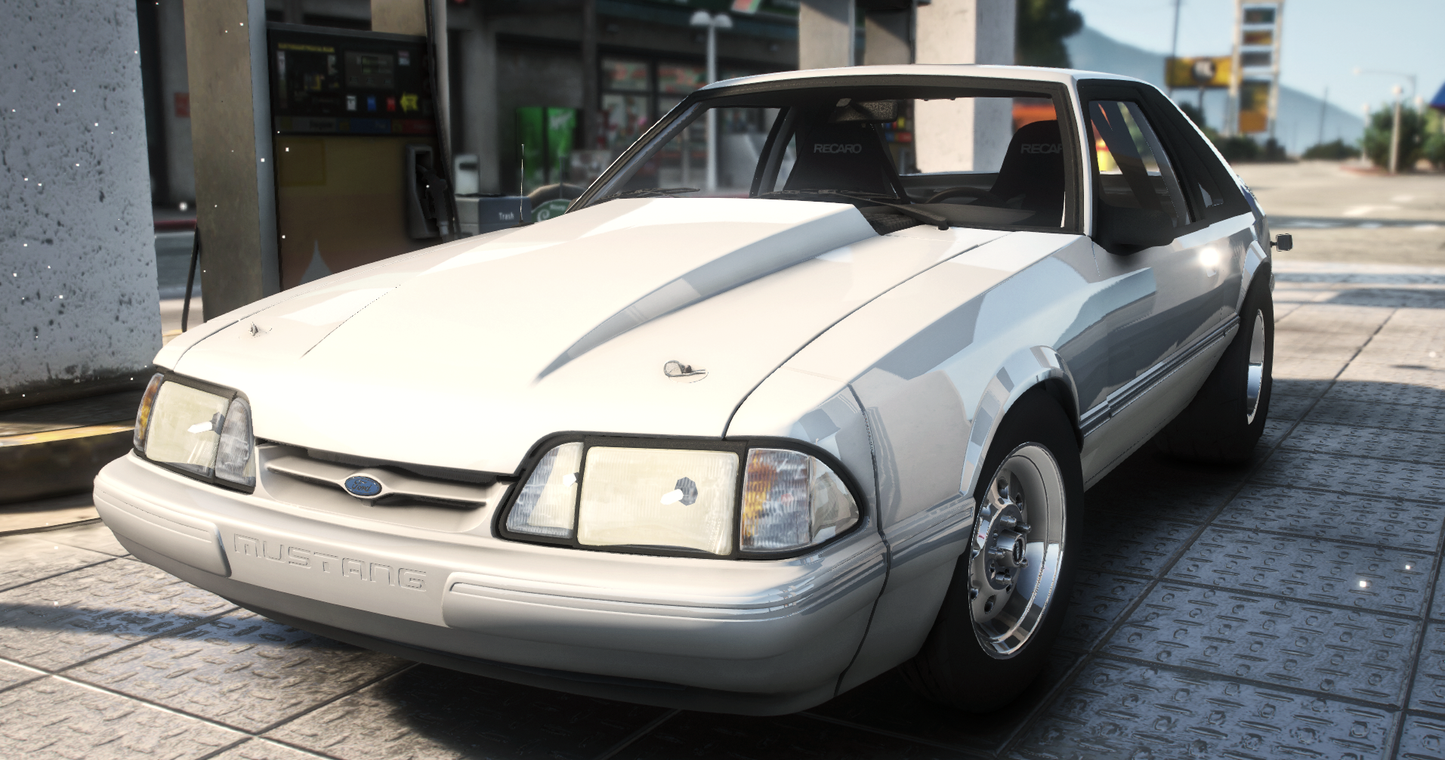 (Debadged + Badged) 1991 Ford Foxbody LX Coyote Swapped