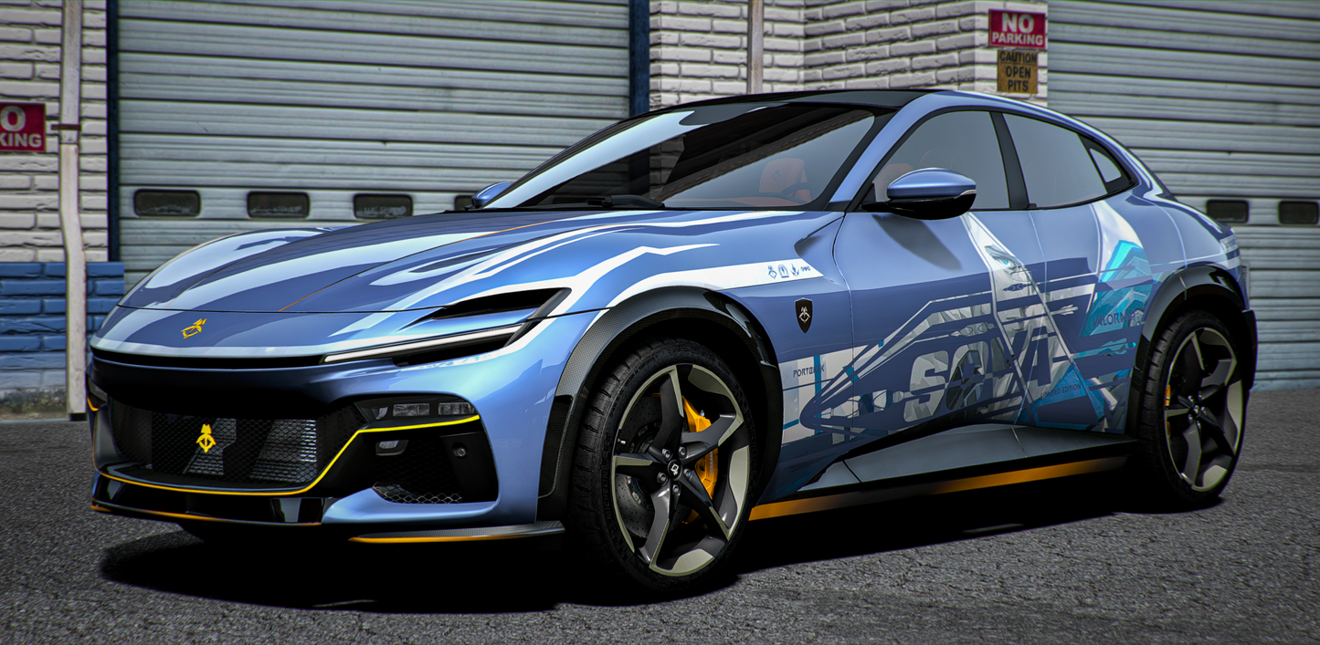 Ferrari Purosangue Valotant Sova [Tuning] [Dinamic Lights]