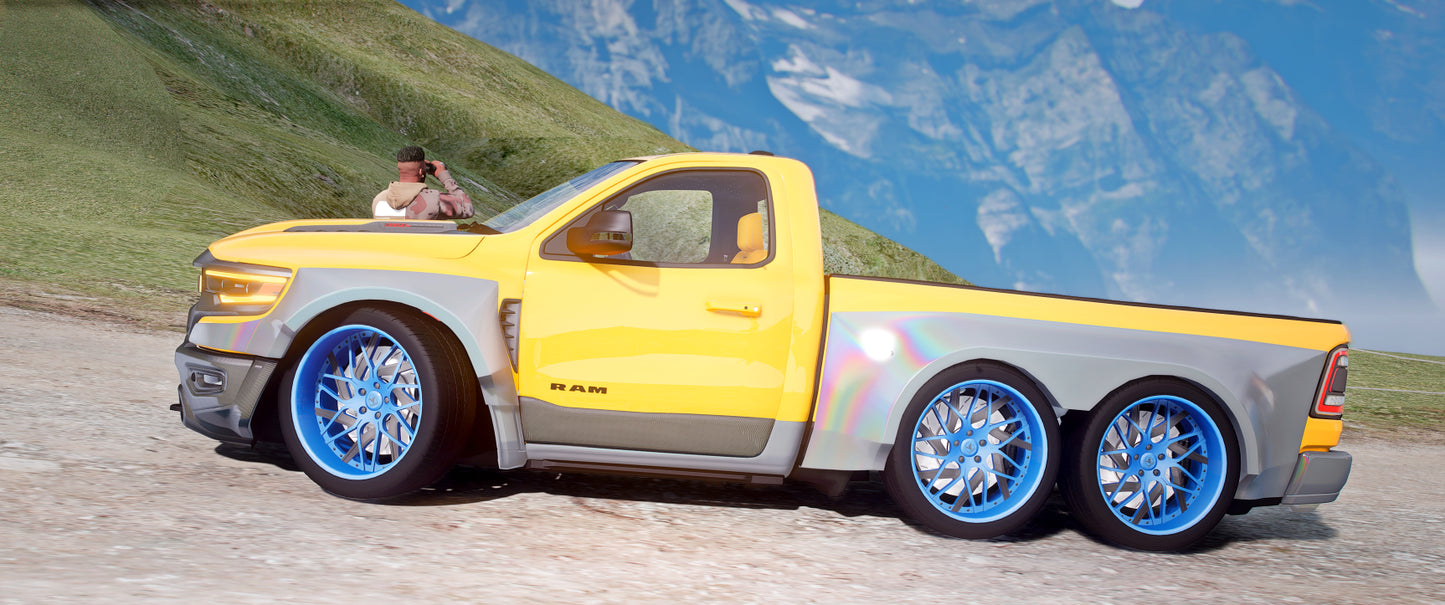 2023 Dodge Ram 1500 TRX 6x6 Slammed