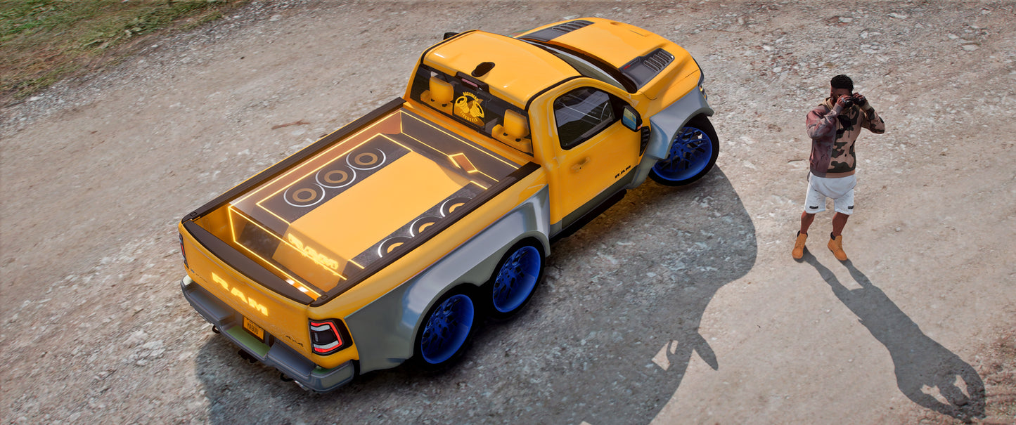 2023 Dodge Ram 1500 TRX 6x6 Slammed