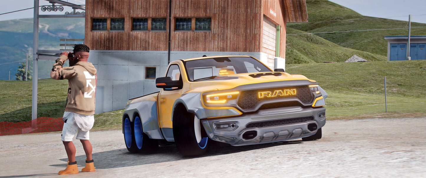2023 Dodge Ram 1500 TRX 6x6 Slammed