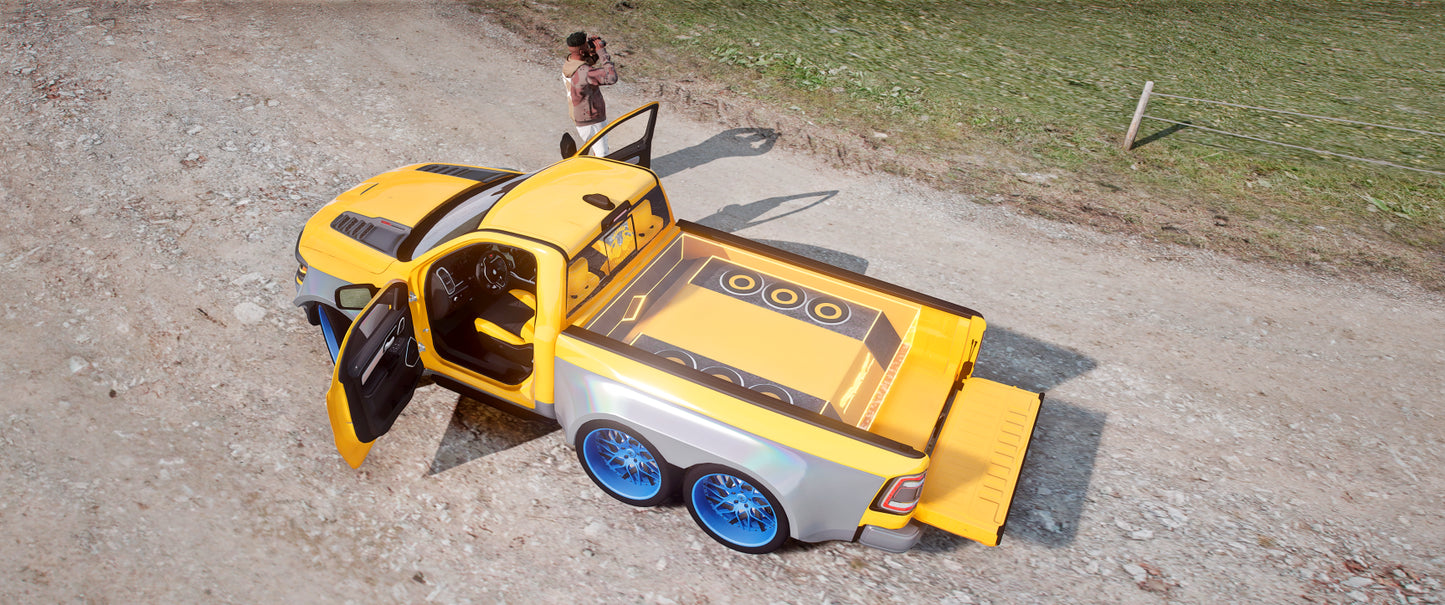 2023 Dodge Ram 1500 TRX 6x6 Slammed