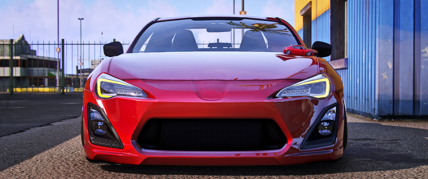 (Debadged) Subaru BRZ with Toy Stanced