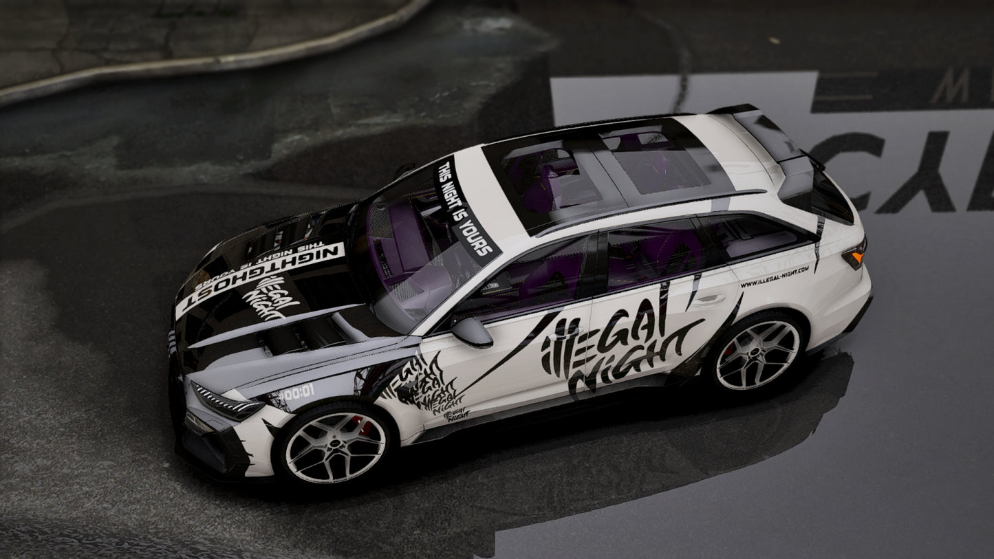 Audi RS6 Keyvany Illegal Night Custom