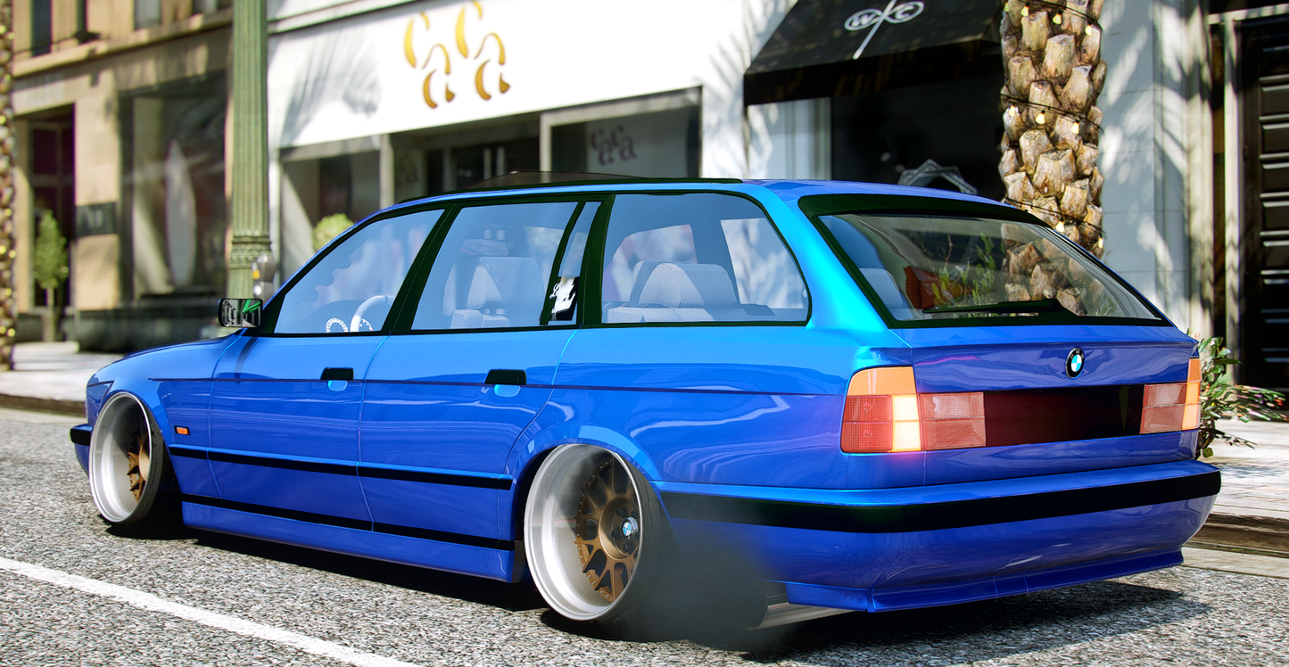 Bmw E34 OM606 Engine Swap + Sunroof + Sidepipe