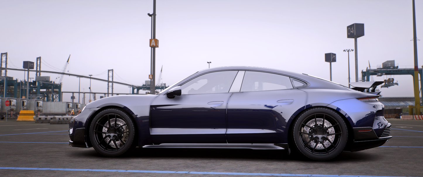 (Debadged + Badged) Porsche Taycan Turbo GT 2025
