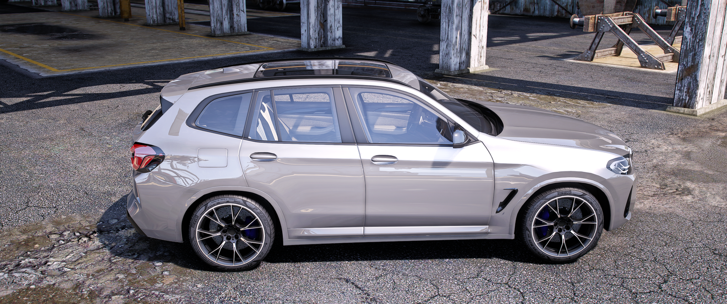 (Debadged + Badged) BMW X3M 2023 [Auto Roof]