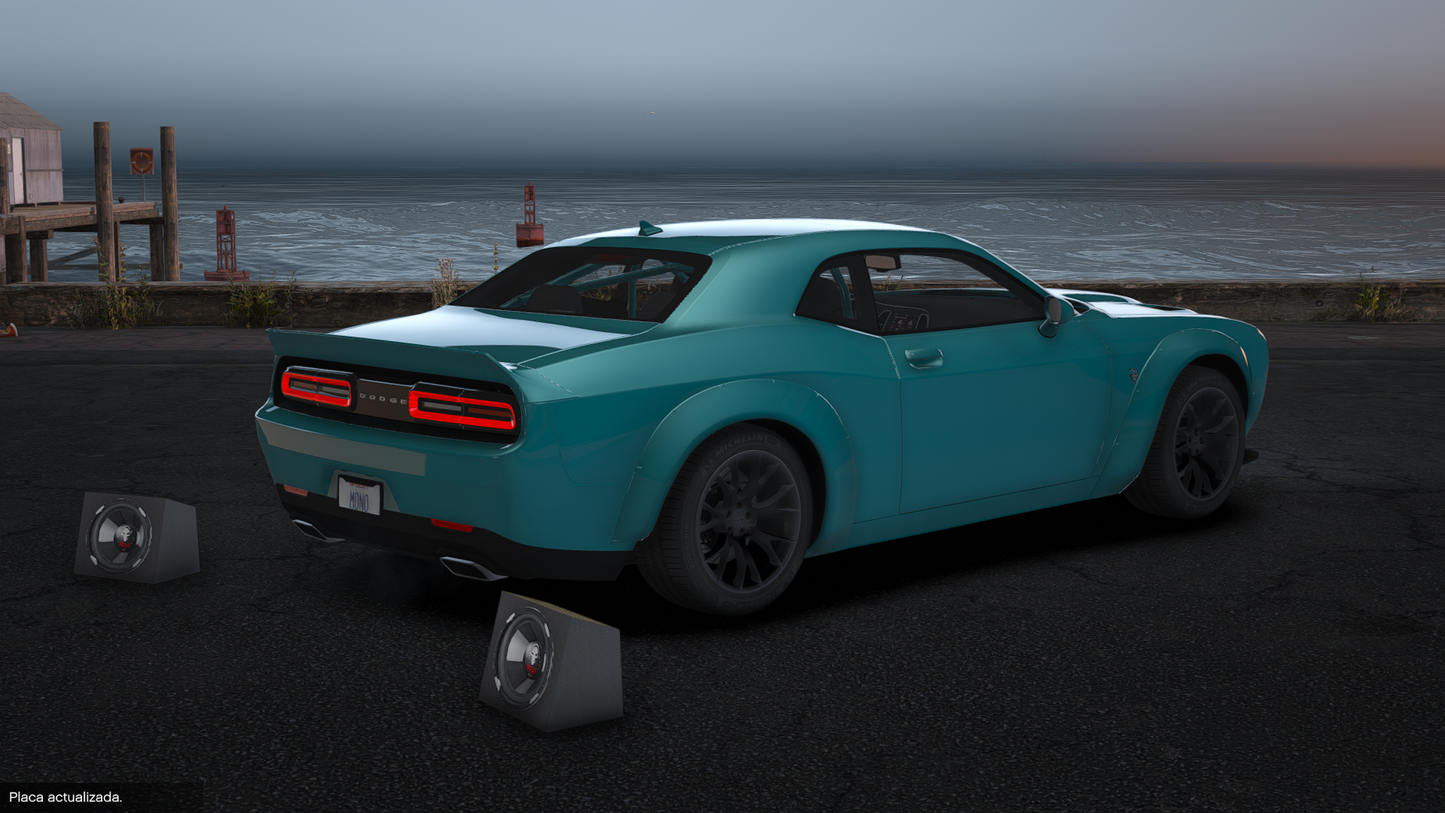 Custom Tuned Slideshow Dodge Challenger SRT Hellcat Widebody With Props
