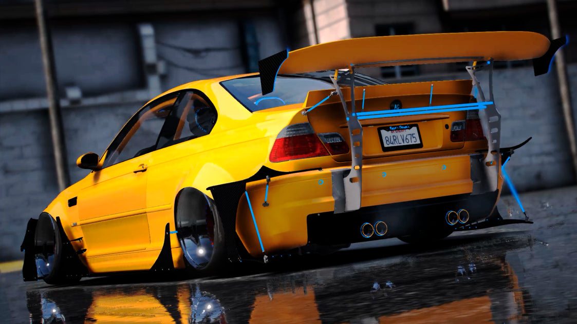BMW E46 Widebody Stance Custom