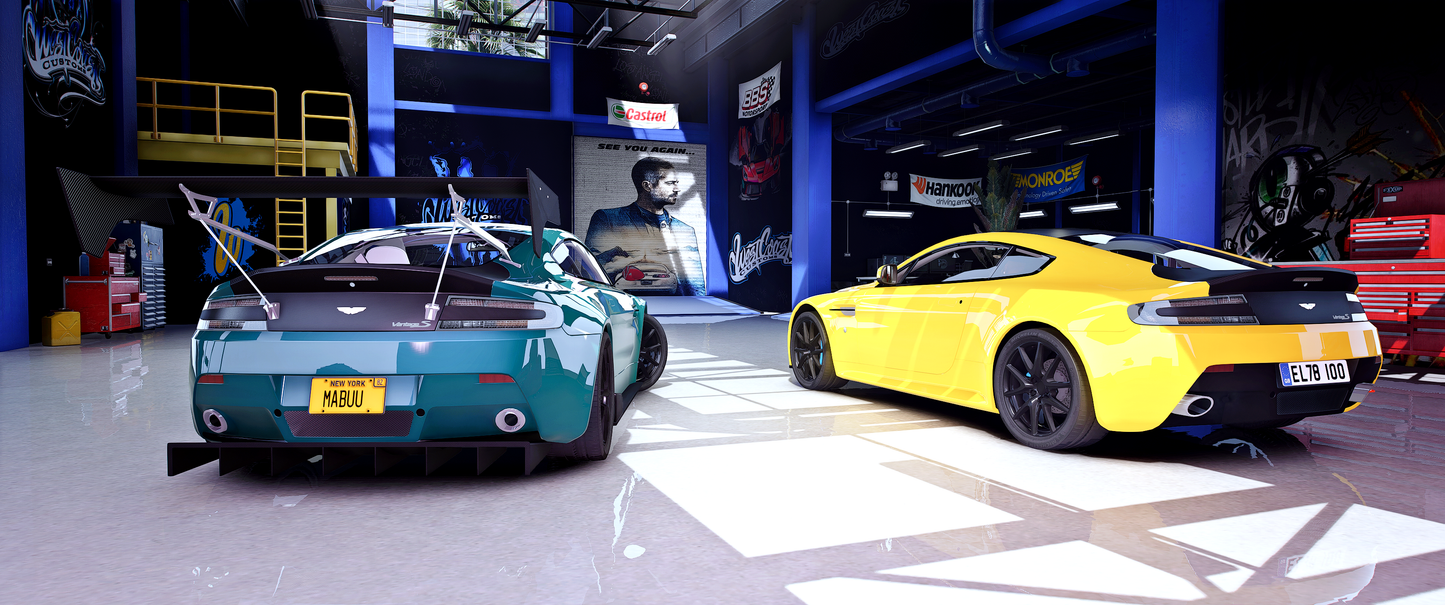 (Debadged/Badged) Aston Martin V8 Vantage S (40+ Tuning)