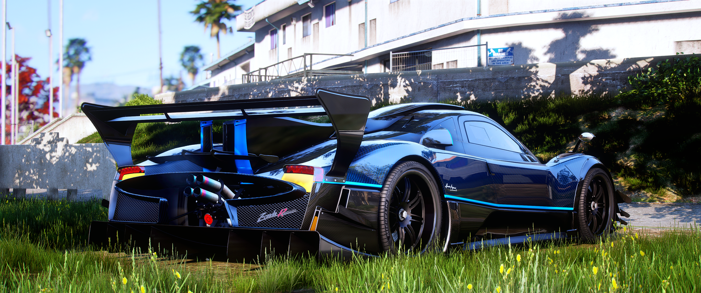 Pagani Zonda Revo Blue Carbon