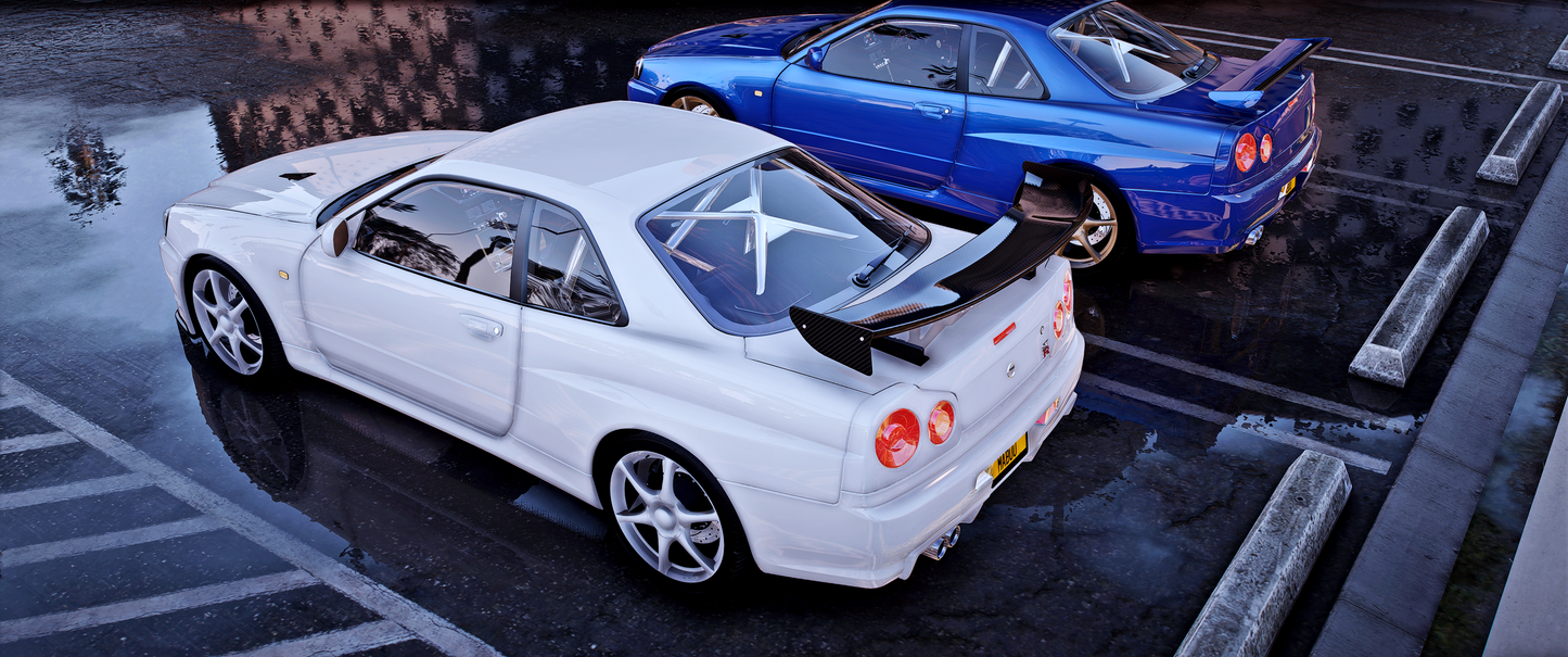 (Debadged/Badged) 2002 Nissan Skyline GT-R