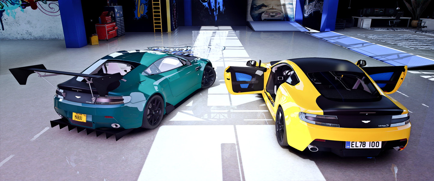 (Debadged/Badged) Aston Martin V8 Vantage S (40+ Tuning)