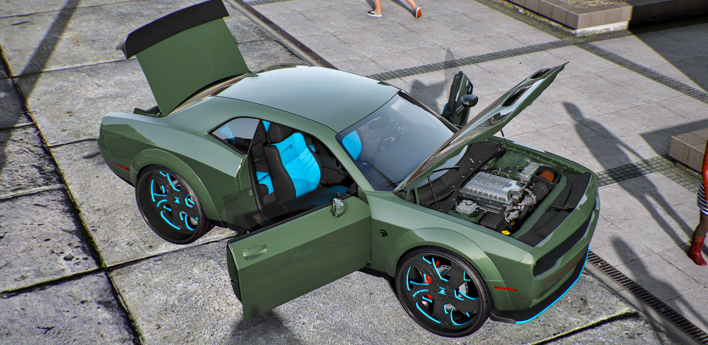 2022 Dodge Challenger Redeye on Corleone Scopos