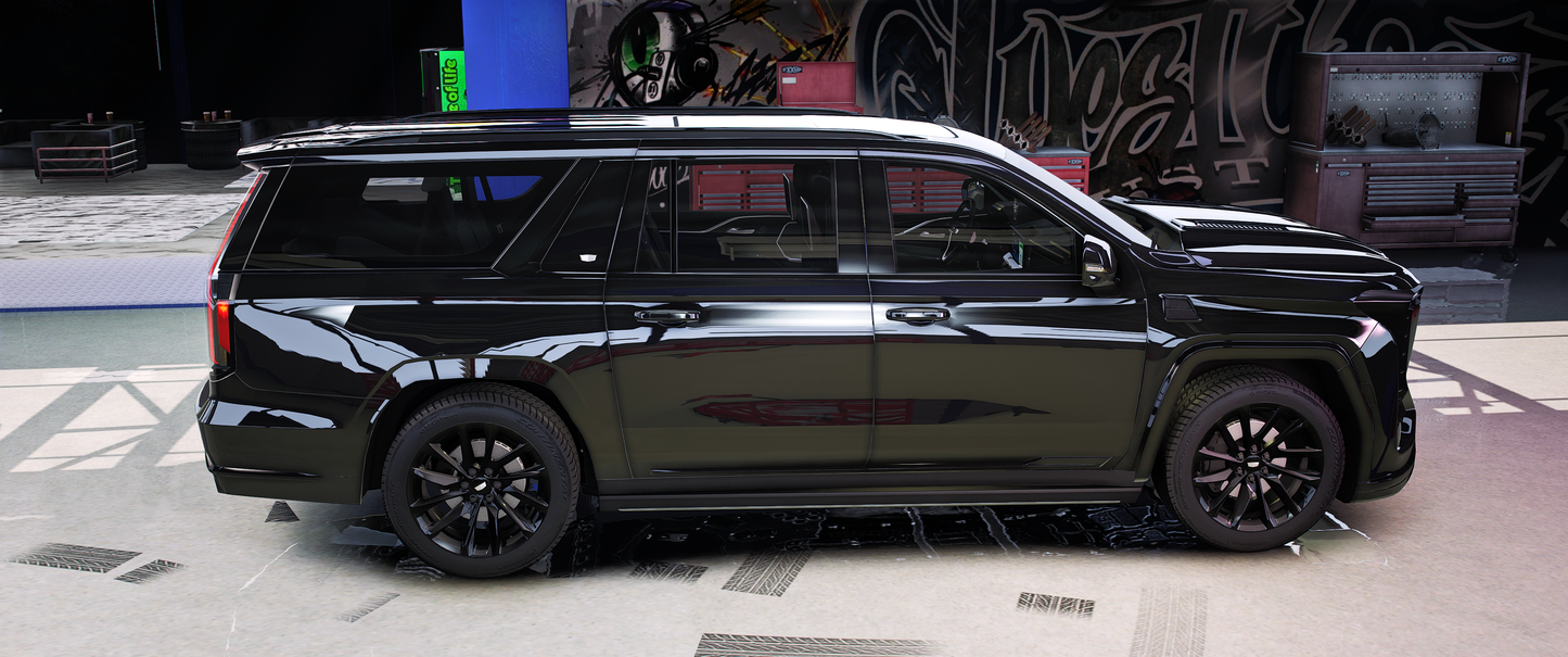 (Debadged + Badged) Cadillac Escalade Concept 2025 [Auto Sunroof]