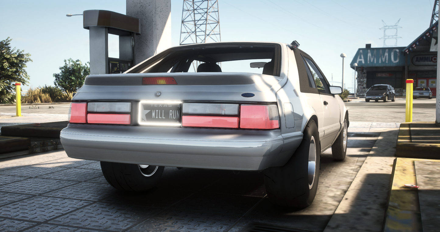 (Debadged + Badged) 1991 Ford Foxbody LX Coyote Swapped