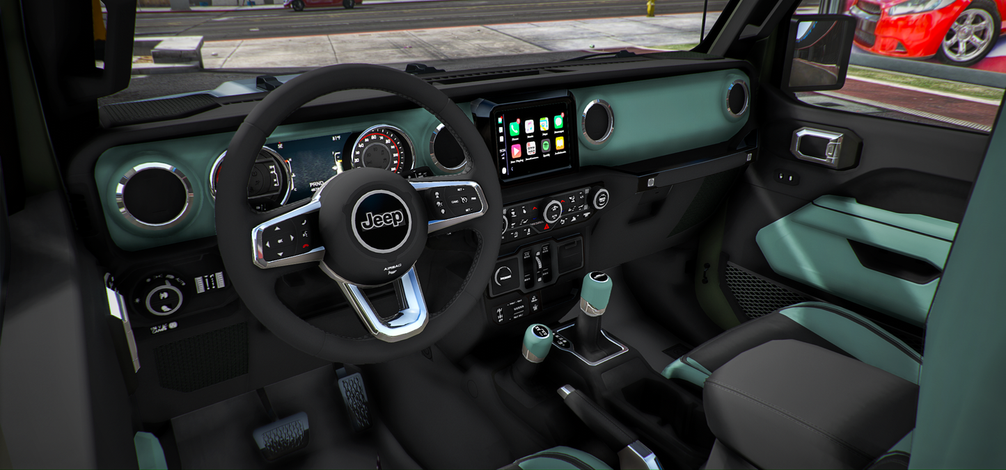 Jeep Gladiator with Trailer Weed