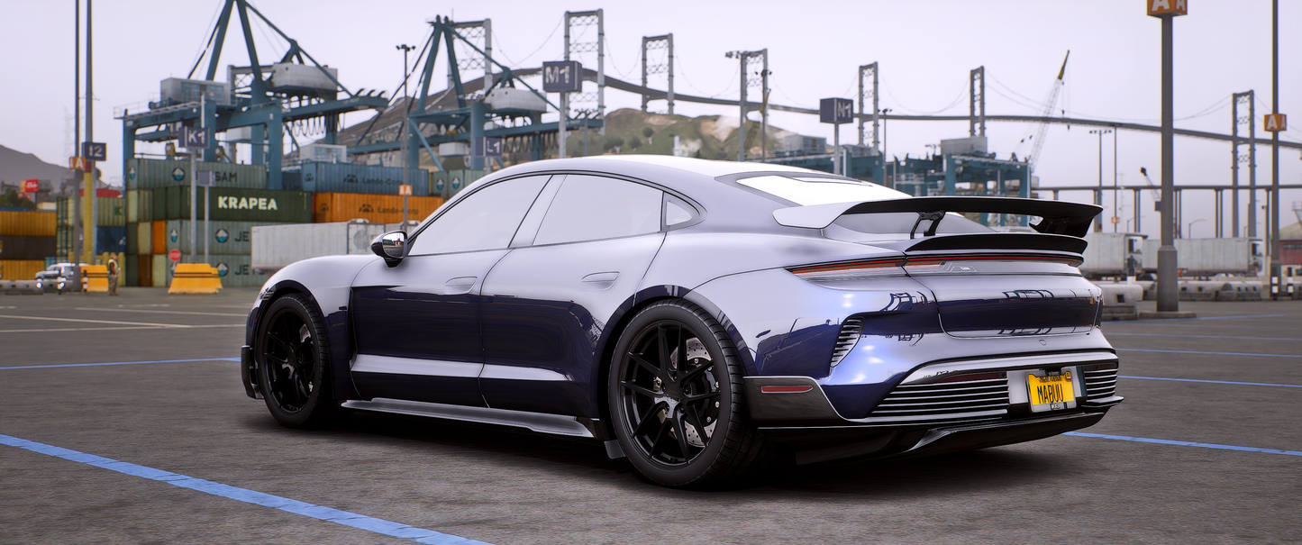 (Debadged + Badged) Porsche Taycan Turbo GT 2025