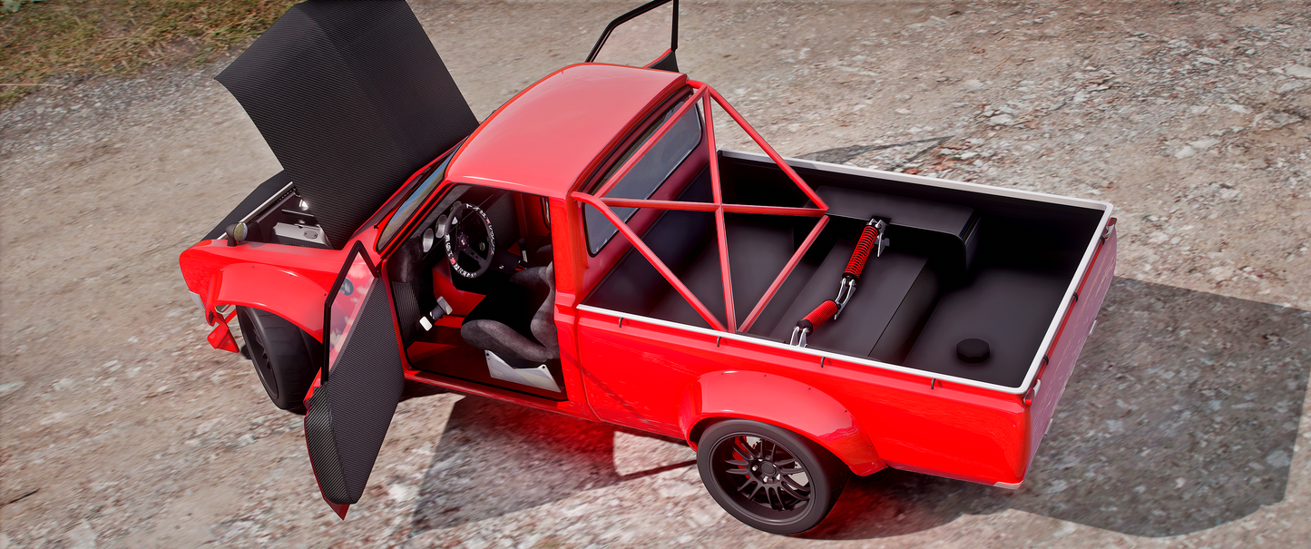 Nissan Datsun 620 Truck Twin Turbo V8