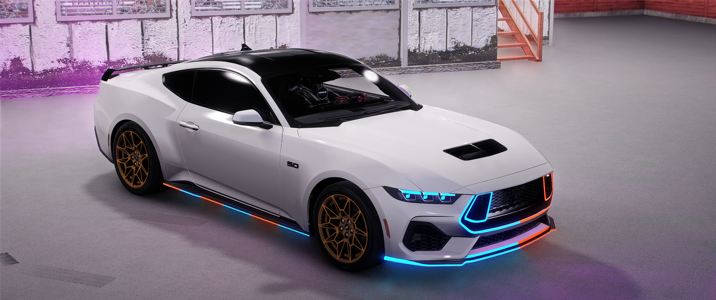 Ford Mustang GT 2024 Police Modern Lights