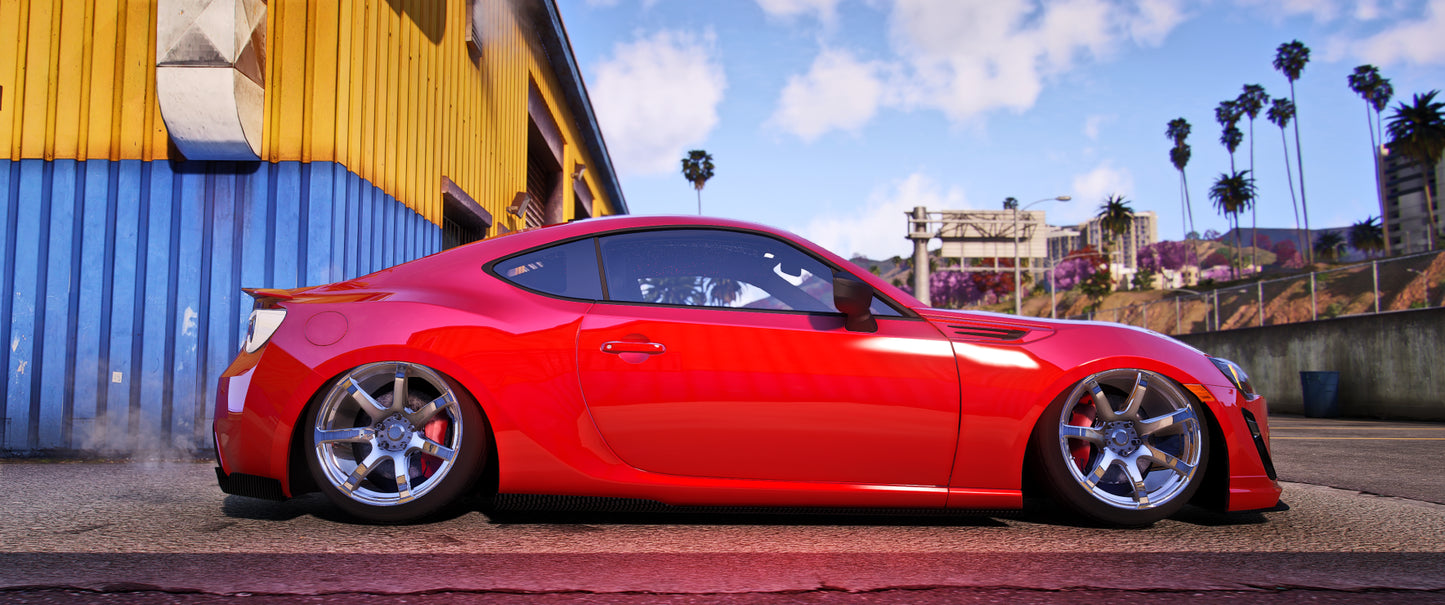 (Debadged) Subaru BRZ with Toy Stanced