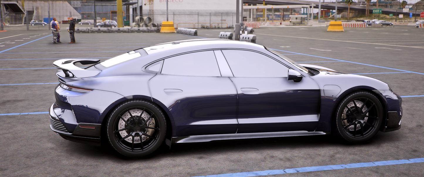 (Debadged + Badged) Porsche Taycan Turbo GT 2025