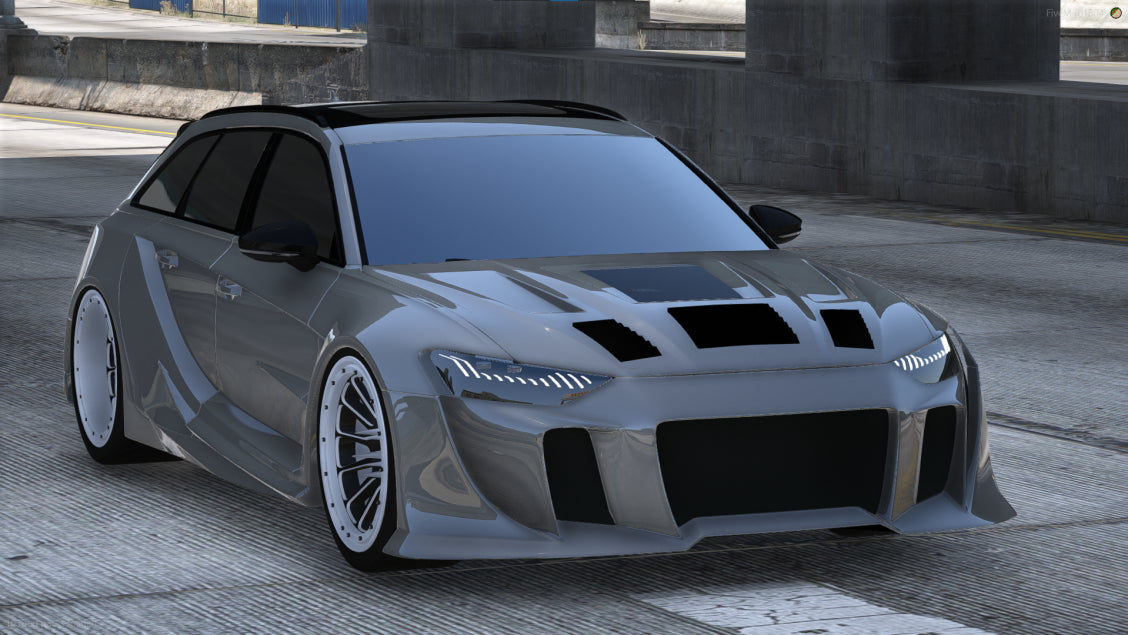 Audi RS6 Abflug