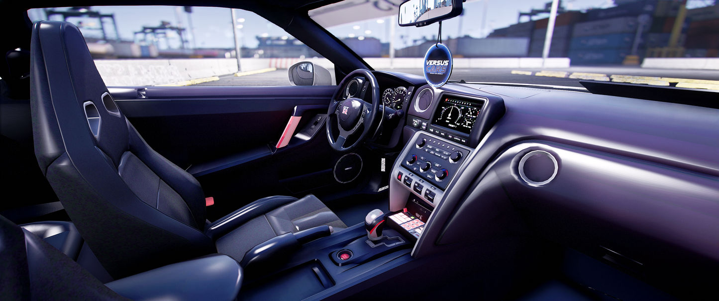 Nissan GTR Liberty Walk Police Modern Lights