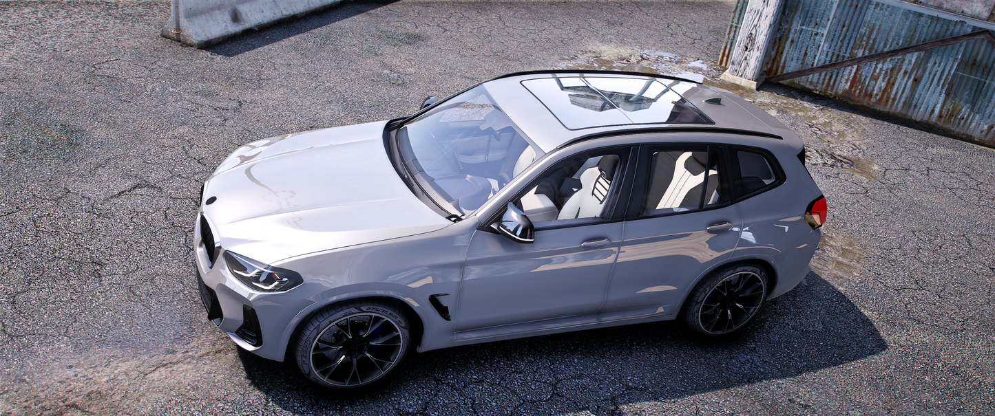 (Debadged + Badged) BMW X3M 2023 [Auto Roof]